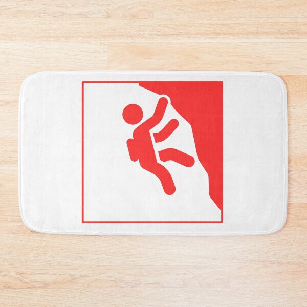 Item preview, Rock Climbing Icon | Red Climber Graphic designed and sold by Piising.