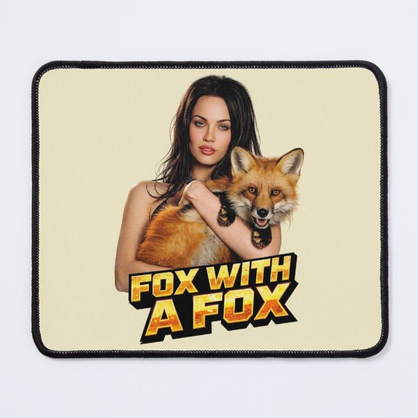 Item preview, Megan Fox With A Fox Pun designed and sold by Vicky021.