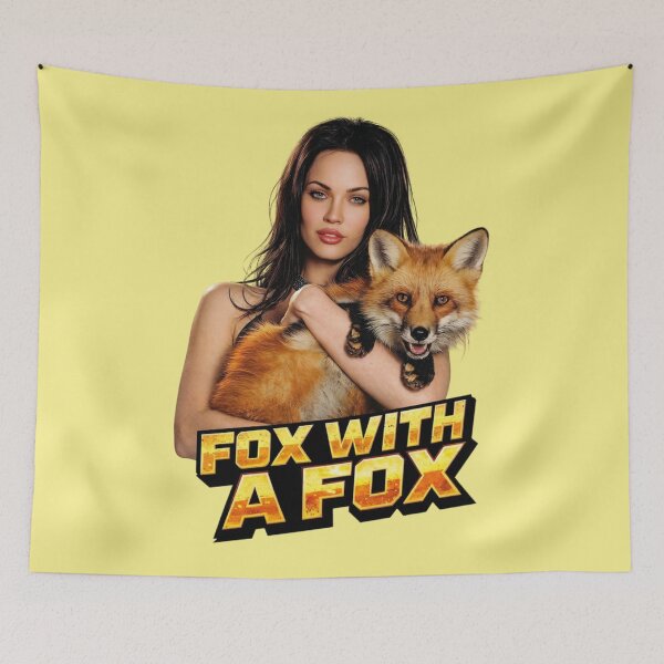 Item preview, Megan Fox With A Fox Pun designed and sold by Vicky021.