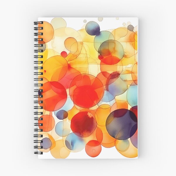Item preview, Warm Watercolor Circles – Sunny Translucent Pattern designed and sold by helgekerler.