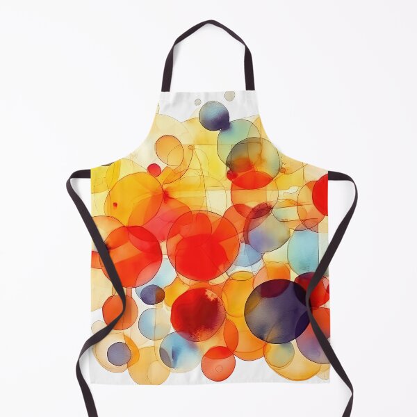 Item preview, Warm Watercolor Circles – Sunny Translucent Pattern designed and sold by helgekerler.
