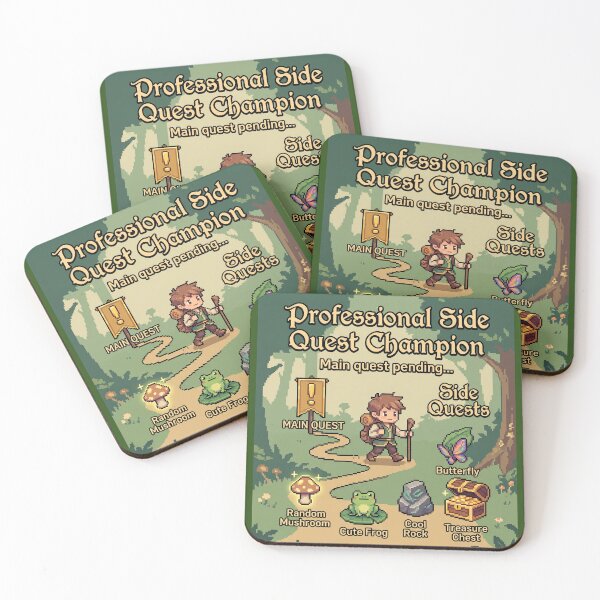 Item preview, Professional Side Quest Champion Funny ADHD Gamer Gift designed and sold by Whimwick.