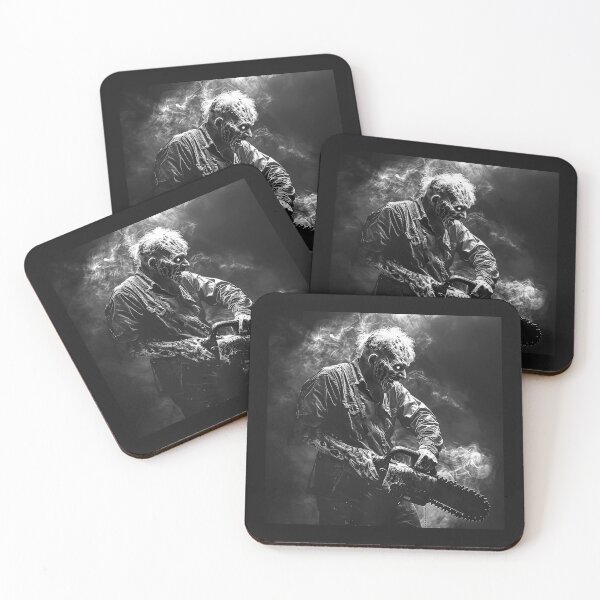 Item preview, Undead Chainsaw Killer Dark Gothic Horror Art designed and sold by inkoutninja.
