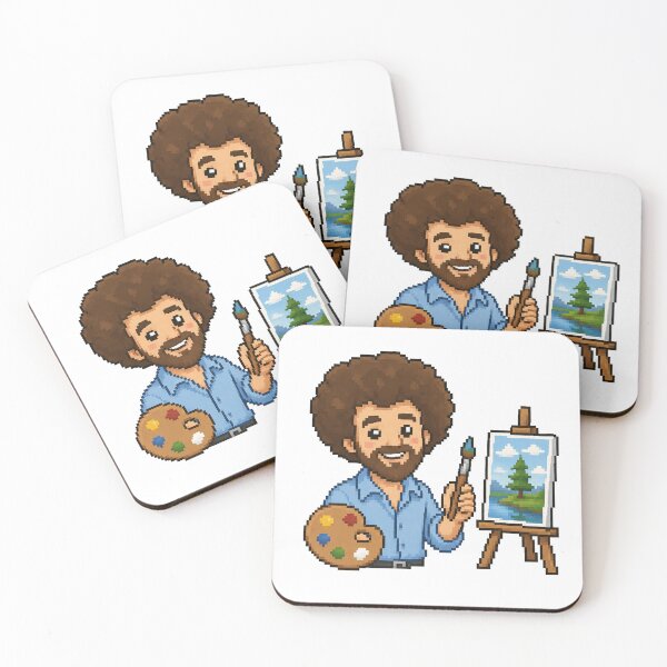 Item preview, Bob Ross Tiny Landscape Pixel Fan Art  designed and sold by ANiyati.