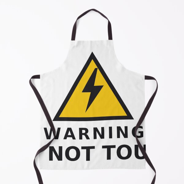 Item preview, Warning Do Not Touch High Voltage – Funny Introvert Deadpan Sign designed and sold by deadpansupplyco.
