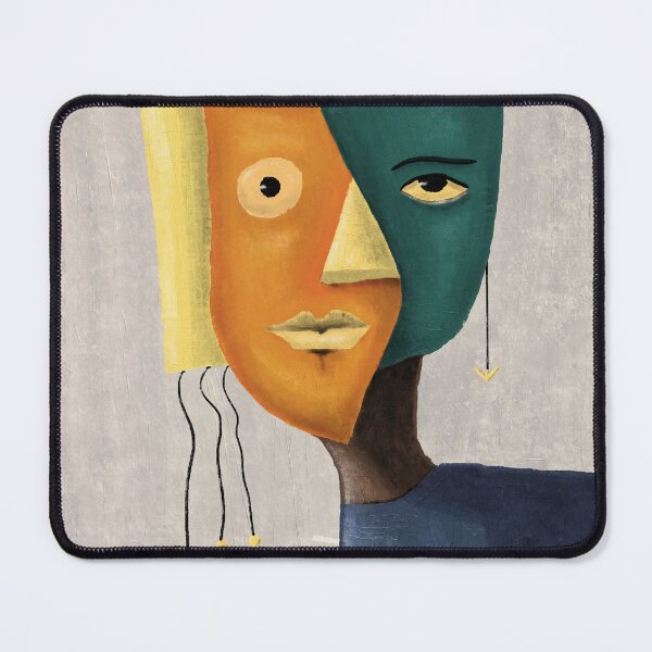 Item preview, Hello My Life - Vintage Cubism Abstract Portrait designed and sold by aekritdeach.