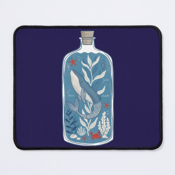 Item preview, Whale in a Bottle Ocean Wildlife designed and sold by capricedefille.