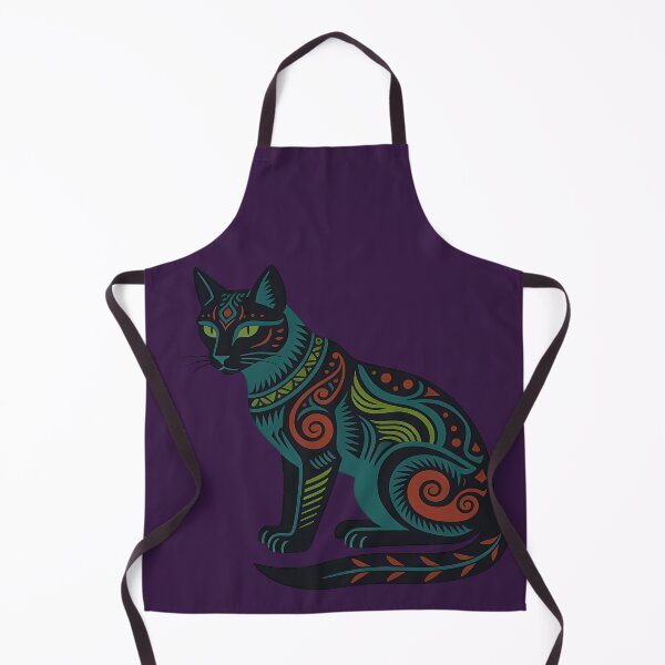 Item preview, Tribal Black Cat with Celtic Patterns designed and sold by KiraChie.