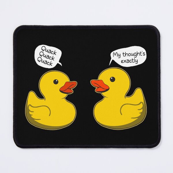 Item preview, Quack Quack - Funny Rubber Duck Talking designed and sold by rhemdaselie.