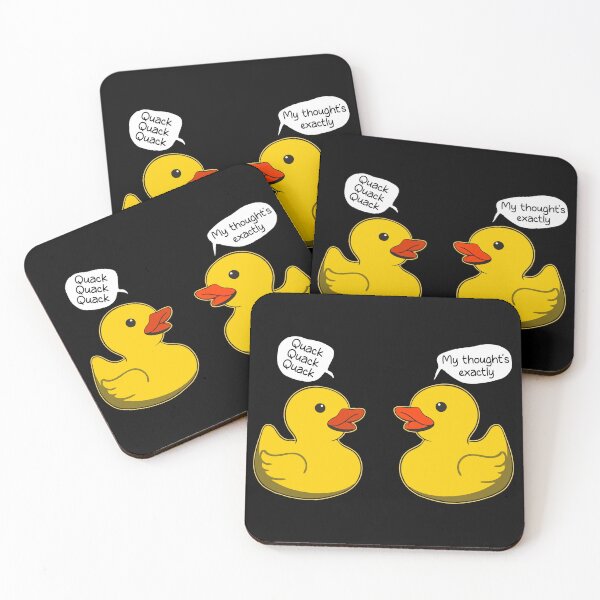 Item preview, Quack Quack - Funny Rubber Duck Talking designed and sold by rhemdaselie.