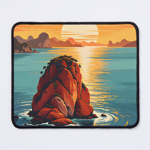 Item preview, Thailand Dive Paradise – Hin Daeng Sunset Illustration designed and sold by Spirit of Siam.