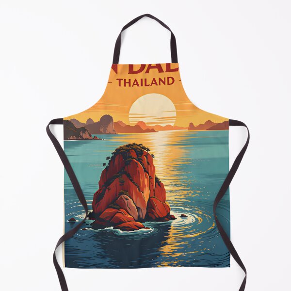 Item preview, Thailand Dive Paradise – Hin Daeng Sunset Illustration designed and sold by Spirit of Siam.