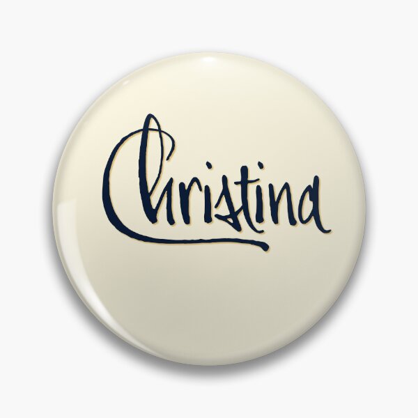 Item preview, CHRISTINA personalized type design designed and sold by CharlottePlaceArt.