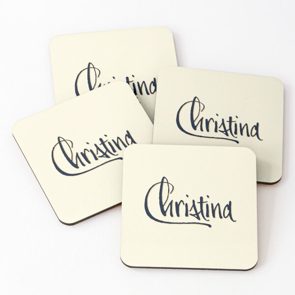 Item preview, CHRISTINA personalized type design designed and sold by CharlottePlaceArt.