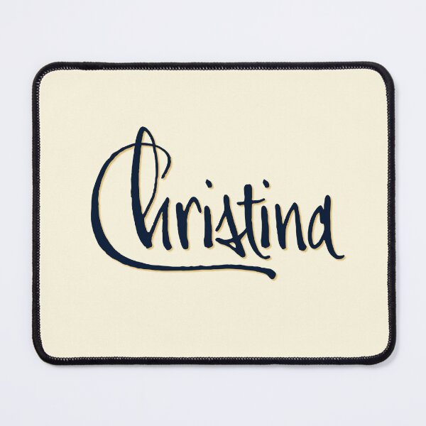 Item preview, CHRISTINA personalized type design designed and sold by CharlottePlaceArt.