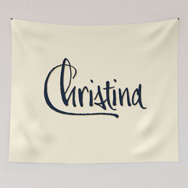 Item preview, CHRISTINA personalized type design designed and sold by CharlottePlaceArt.