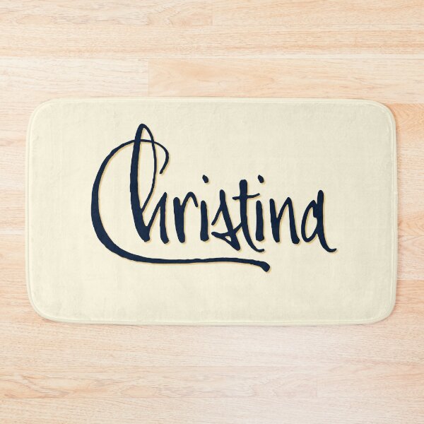 Item preview, CHRISTINA personalized type design designed and sold by CharlottePlaceArt.