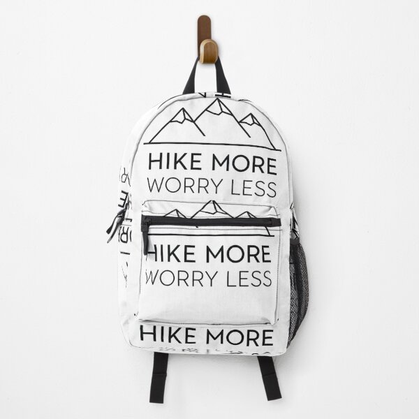 Item preview, Hike More Worry Less Minimalist Mountain Design designed and sold by Gabe1983.