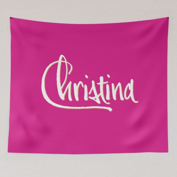 Item preview, CHRISTINA personalized type design designed and sold by CharlottePlaceArt.