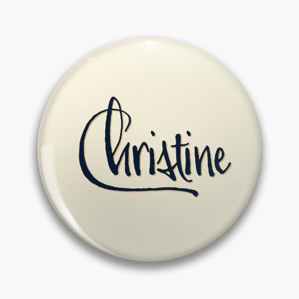 Item preview, CHRISTINE personalized type design designed and sold by CharlottePlaceArt.