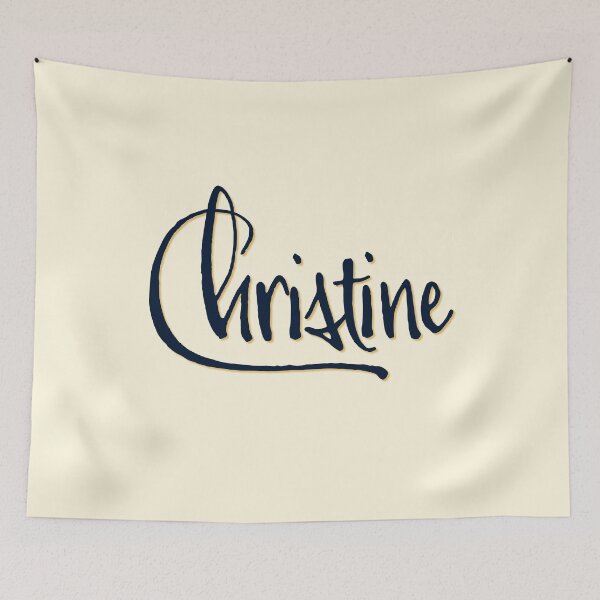 Item preview, CHRISTINE personalized type design designed and sold by CharlottePlaceArt.