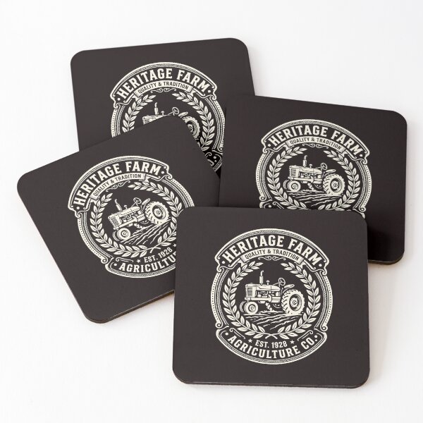 Item preview, Heritage Farm Tractor Vintage Agriculture Badge designed and sold by SplashTastic.