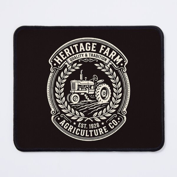 Item preview, Heritage Farm Tractor Vintage Agriculture Badge designed and sold by SplashTastic.