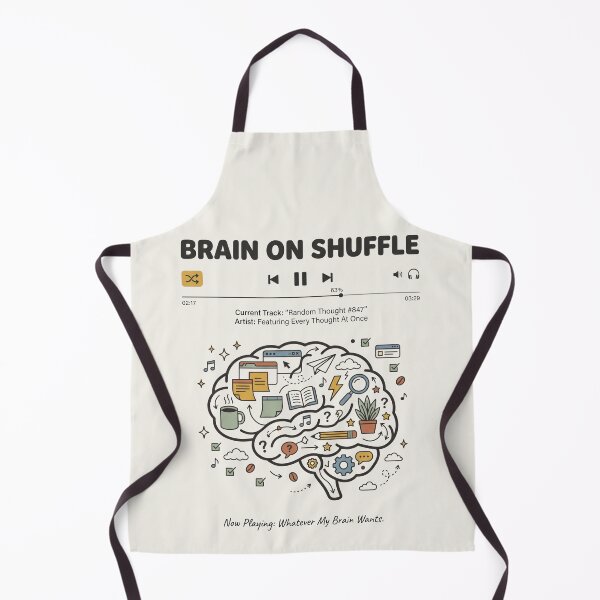 Item preview, Brain On Shuffle Funny ADHD Neurodivergent Gift designed and sold by Whimwick.