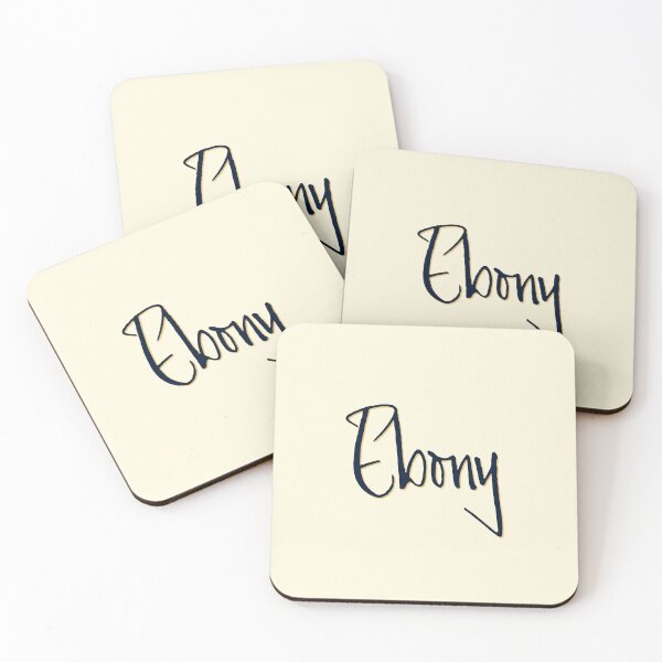 Item preview, EBONY personalized type design designed and sold by CharlottePlaceArt.