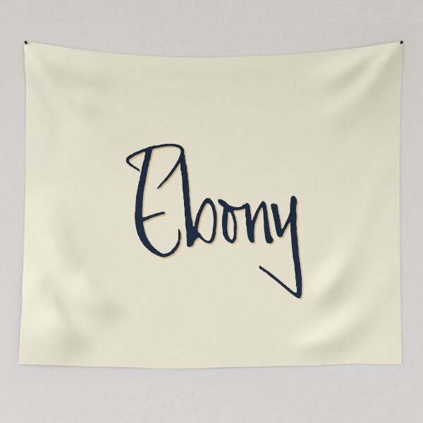 Item preview, EBONY personalized type design designed and sold by CharlottePlaceArt.