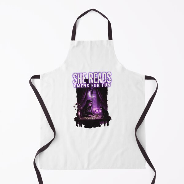 Item preview, She Reads Omens for Fun, Witch Tarot Crystal Ball Gothic Horror Vintage 80s designed and sold by CryptReel.