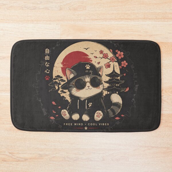 Item preview, Kawaii Street Cat Japanese Aesthetic Cute Anime Style designed and sold by dytf79.