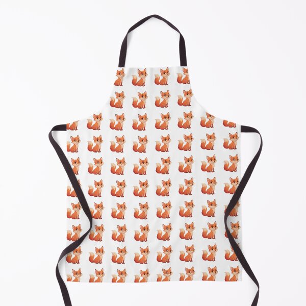 Item preview, Cute Happy Fox Cartoon Illustration designed and sold by ArtisticFlow Co.
