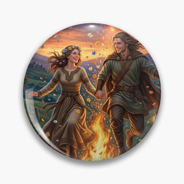 Item preview, Jumping over the Beltane fire - Sacred tradition and renewal designed and sold by NeyhineAngelionShop.