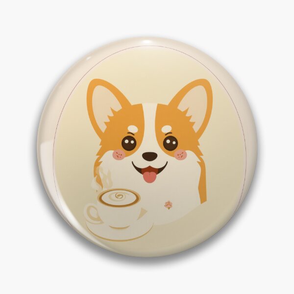 Item preview, Corgi Coffee| Minimalist Corgi Illustration, Cozy Pet Lover Apparel designed and sold by Piising.