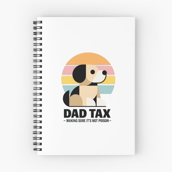 Item preview, Dad Tax Dog Retro Sunset Food Humor designed and sold by SoyLamderma.