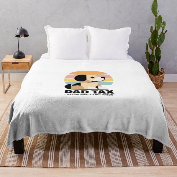 Item preview, Dad Tax Dog Retro Sunset Food Humor designed and sold by SoyLamderma.