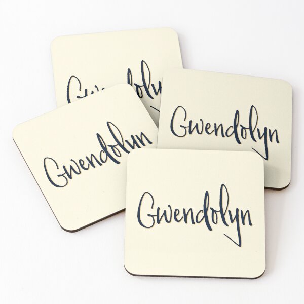 Item preview, GWENDOLYN personalized type design designed and sold by CharlottePlaceArt.