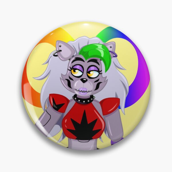 Item preview, Incumplimiento de seguridad de FNAF Glamrcock Roxanne Wolf Orgullo del autismo designed and sold by IzzyFP-Designs.