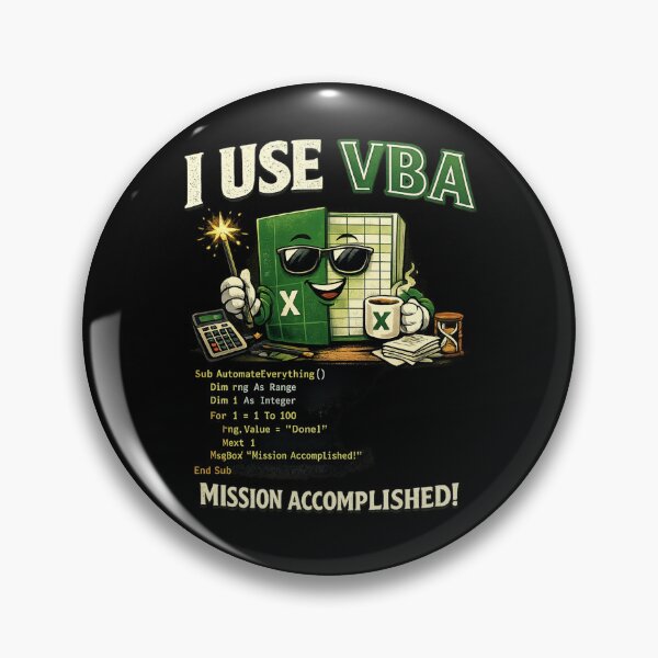 Item preview, I USE VBA | Power Query & Excel Analyst Shirt designed and sold by Cavalier-org.