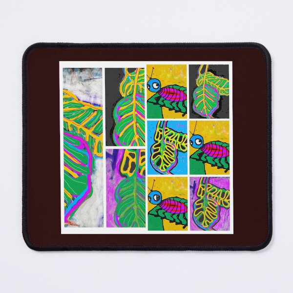Item preview, A Bug and Banana Leaf Collage designed and sold by C. Ames Studio.