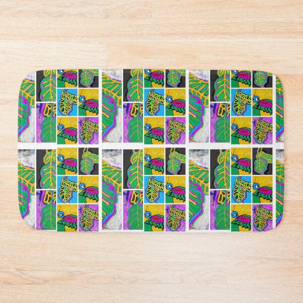 Item preview, A Bug and Banana Leaf Collage designed and sold by C. Ames Studio.