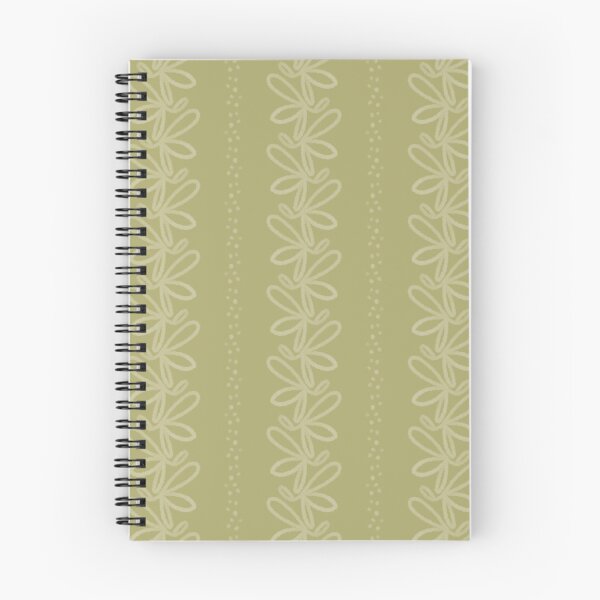 Item preview, Cottage Botanical Leaf Stripes Pattern in Olive Sage designed and sold by kierkegaard.