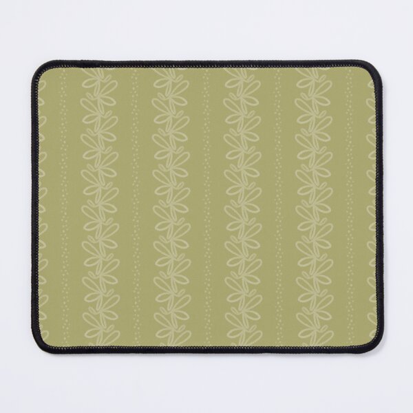 Item preview, Cottage Botanical Leaf Stripes Pattern in Olive Sage designed and sold by kierkegaard.