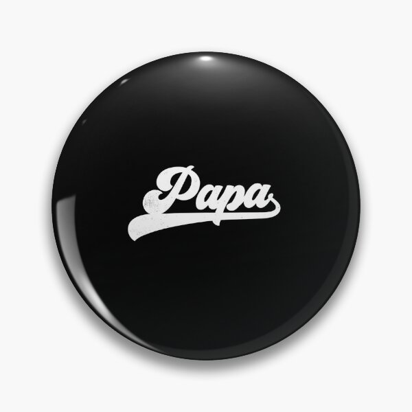 Item preview, Classic Papa Script Retro Minimalist Design designed and sold by msaloyach.
