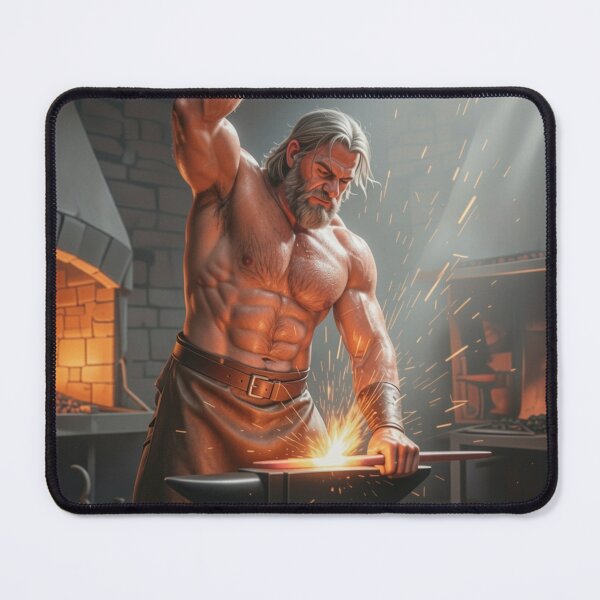 Item preview, Blacksmith working on an anvil - Artisan forge designed and sold by NeyhineAngelionShop.