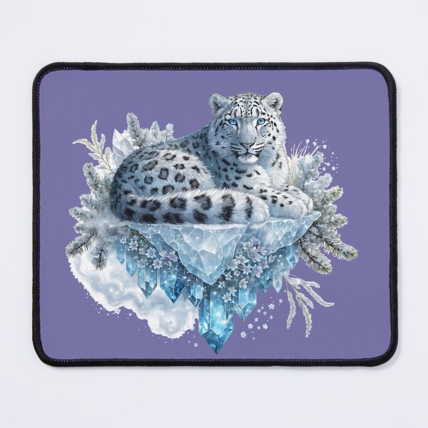 Item preview, Royal Snow Leopard Among Crystals designed and sold by Neural-canvas.