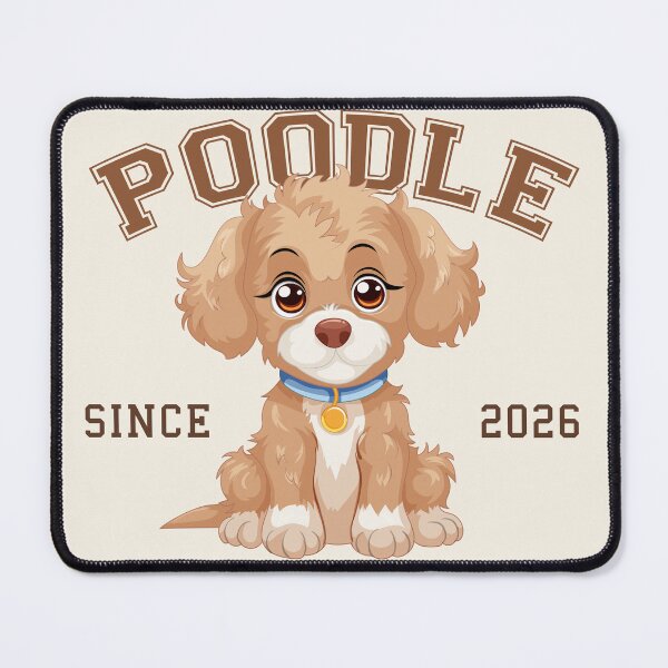 Item preview, Cute Poodle Since 2026 Dog Lover Vintage Varsity Gift designed and sold by Paw-Soul.