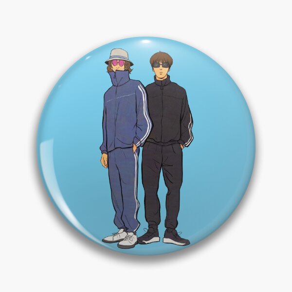 Item preview, Liam & Noel Gallagher Oasis Cartoon Illustration designed and sold by The A-Press.