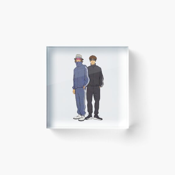 Artikelvorschau, Liam & Noel Gallagher Oasis Cartoon Illustration entworfen und verkauft von The A-Press.